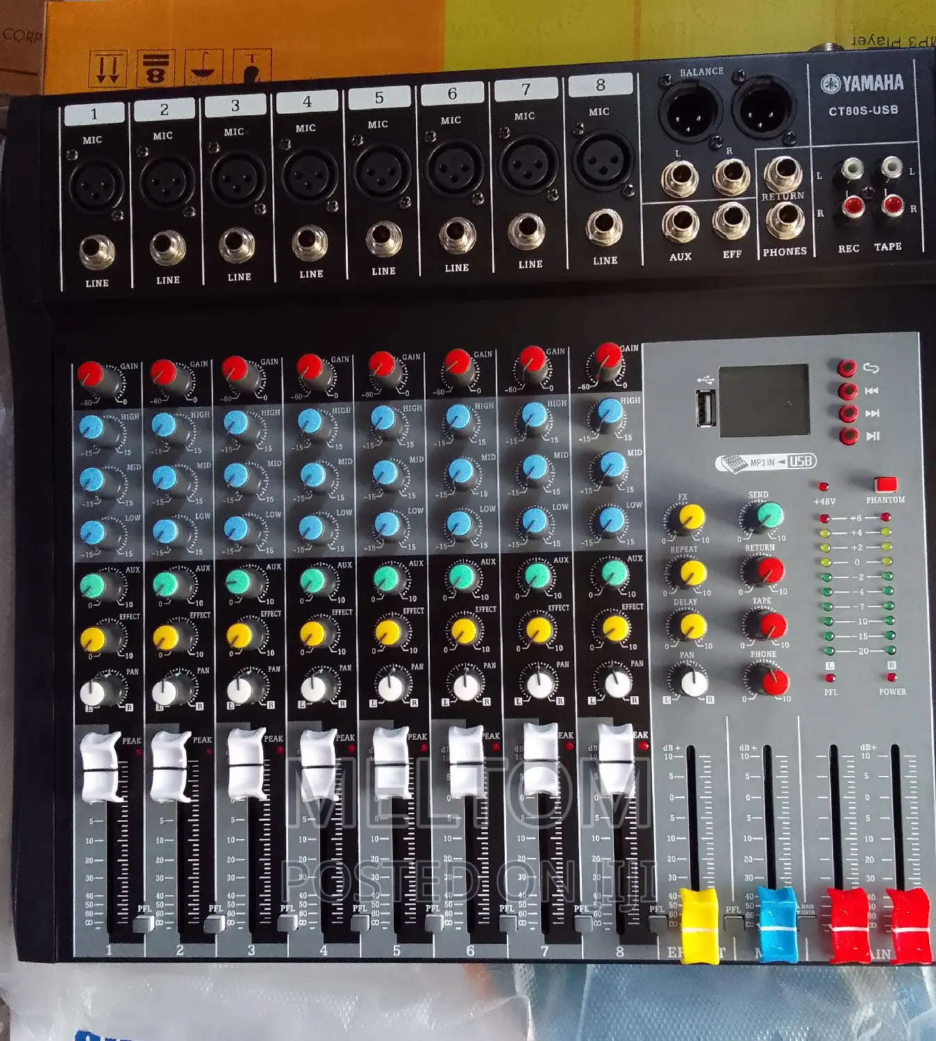 Yamaha 8channels Professional Mixer (Ct80s-usb)