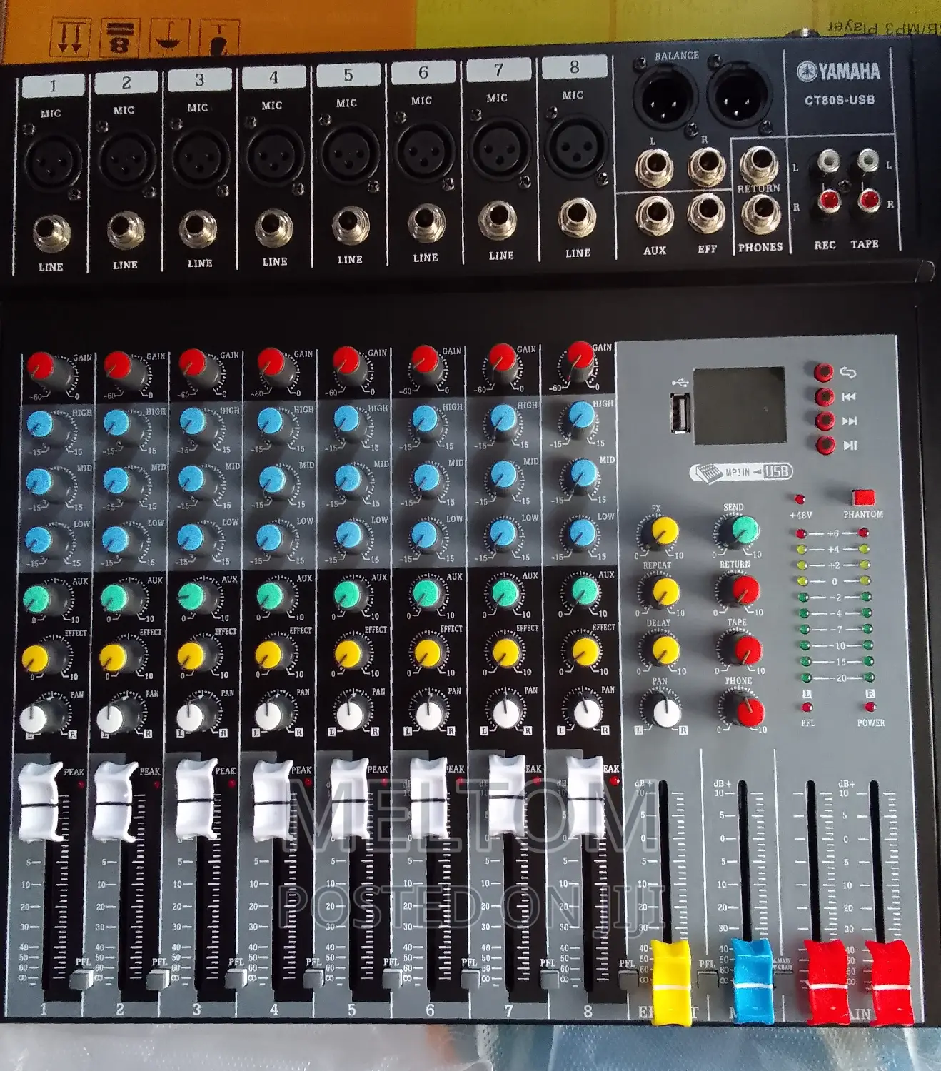 Yamaha 8channels Professional Mixer (Ct80s-usb)