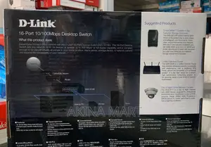 16 Port Dlink Switch 10/100mbps