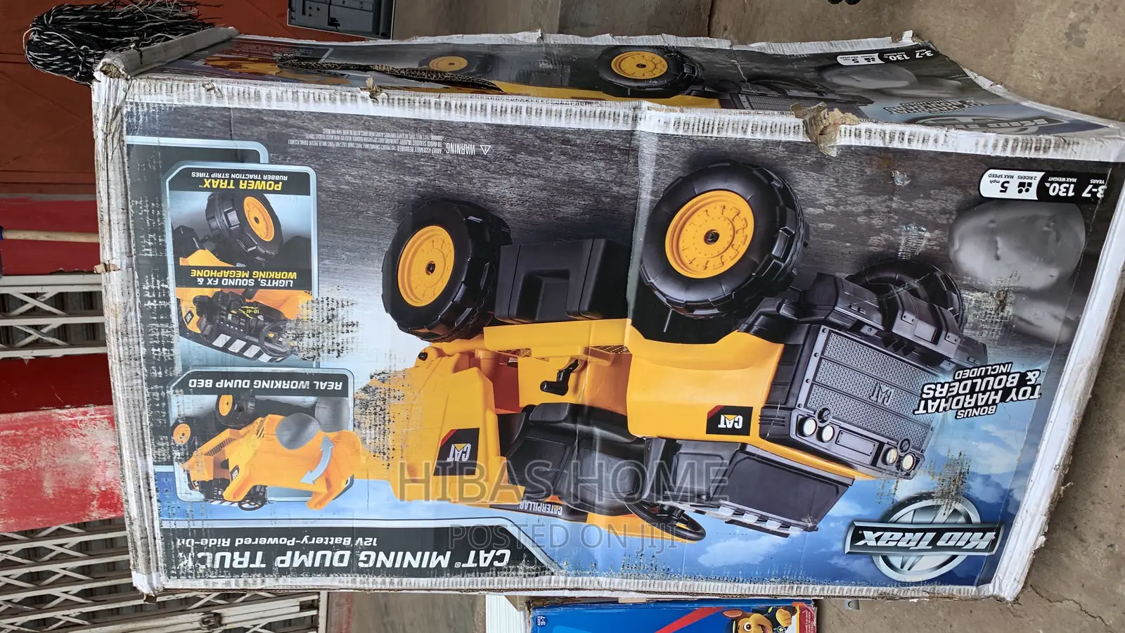 Kid Trax Cat Mining Dumptruck Kids Ride on Car Toy Car
