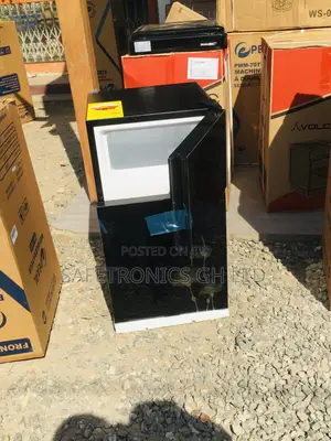 Doubledoor Black Topfreezer Pearl PF-10T Glass Fridge