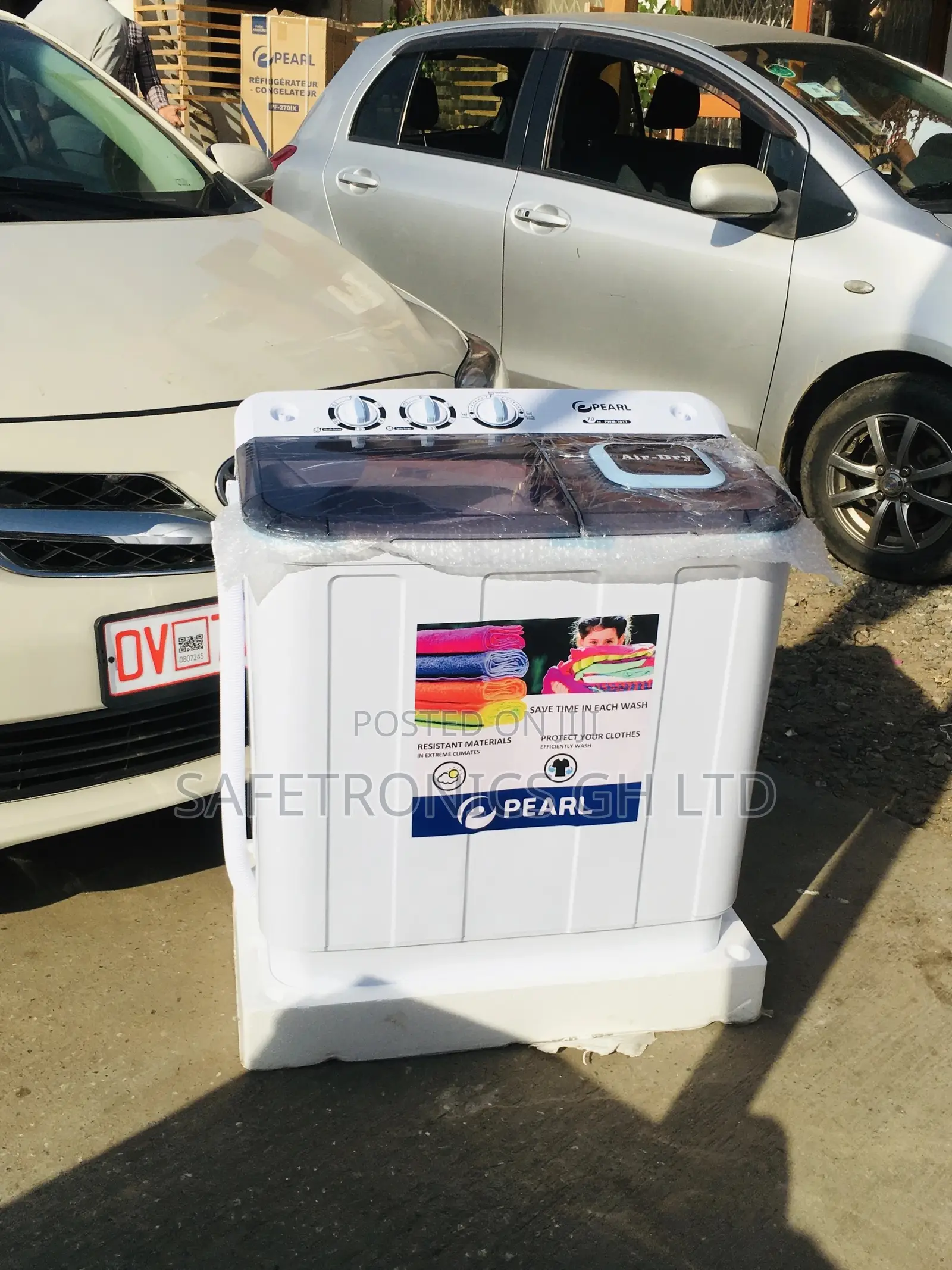 Topload Durable Semiautomatic Pearl 7kg Washingmachine