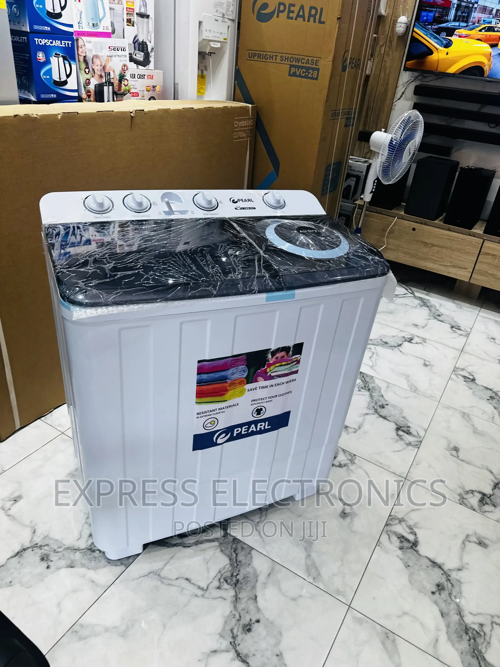 Call-for -Pearl Washing Machine,12kg,Topload Twintub