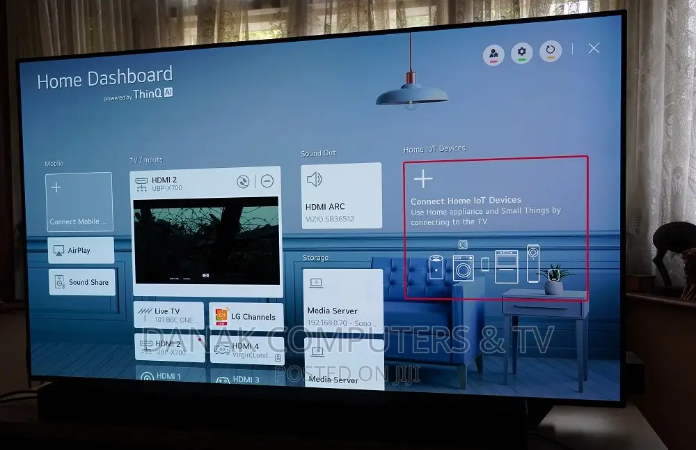 Lg 55" Oled Cx Uhd HDR Smart Digital Satellite Tv