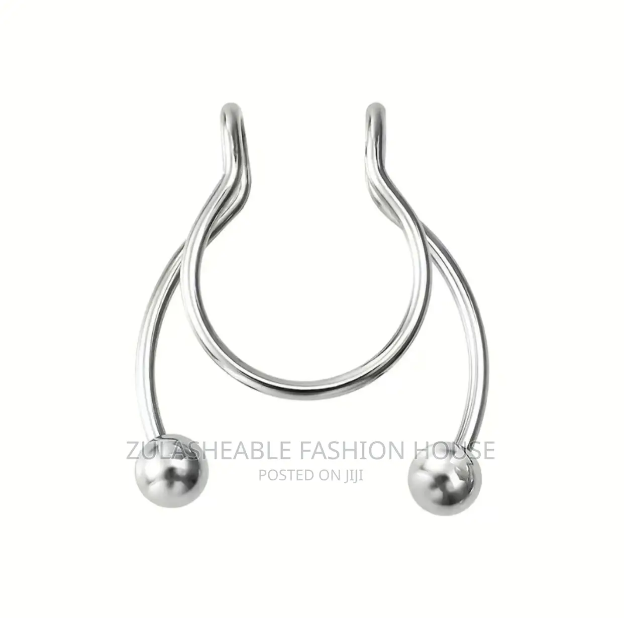 5pcs Clip on Nose Ring Set Fake Piercing Jewelry