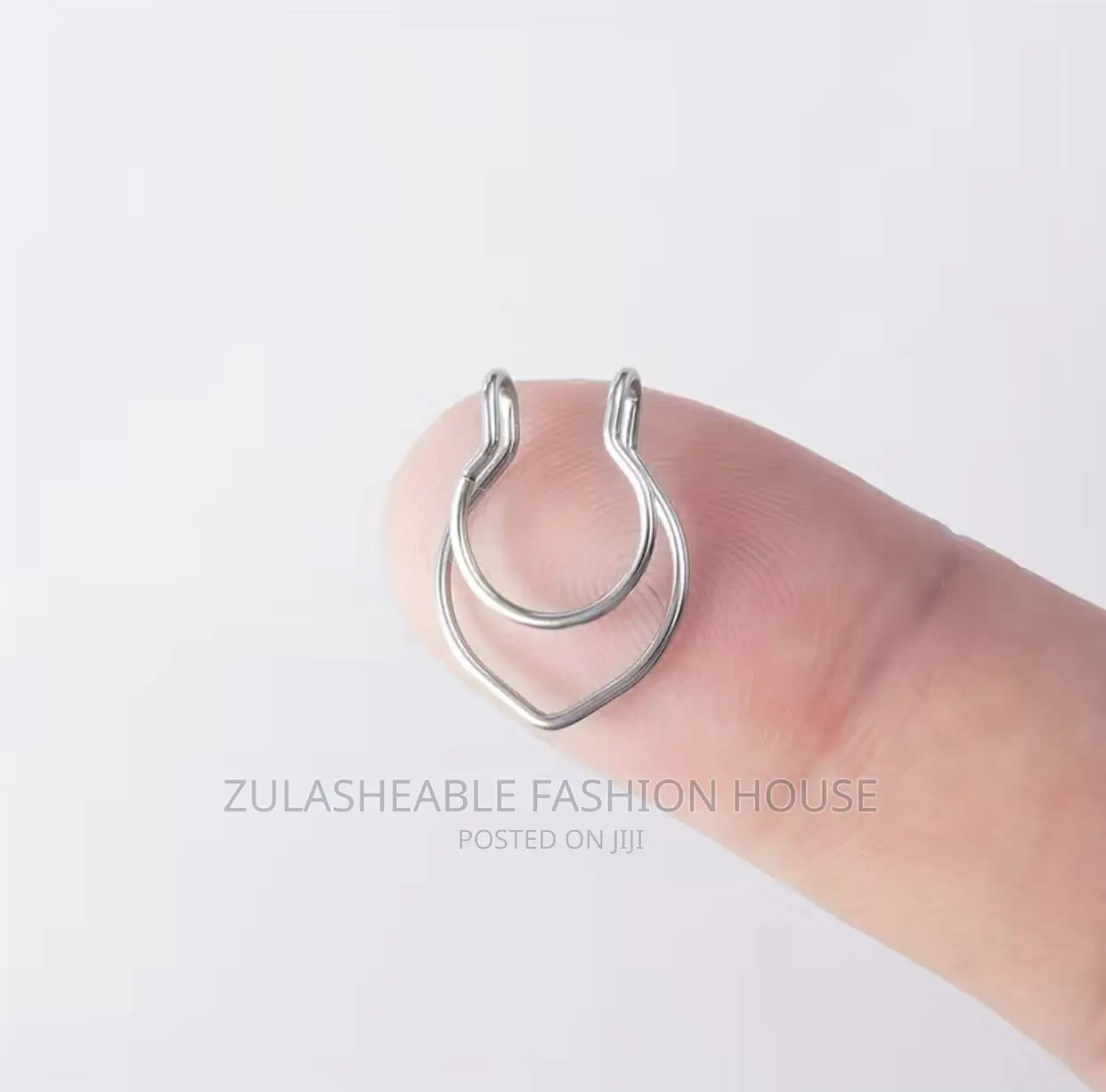 5pcs Clip on Nose Ring Set Fake Piercing Jewelry