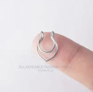 5pcs Clip on Nose Ring Set Fake Piercing Jewelry