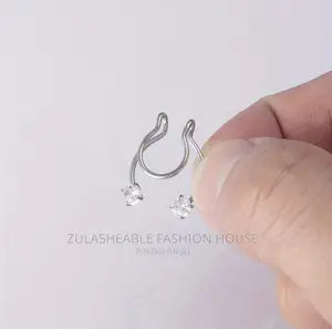 5pcs Clip on Nose Ring Set Fake Piercing Jewelry