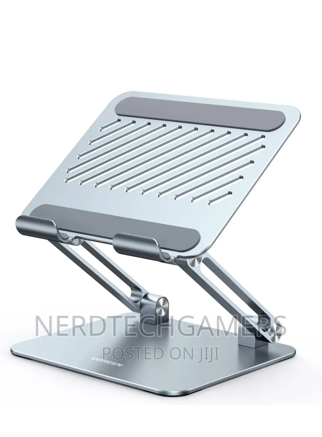 Tablet Stand Holder for Desk Dual Rod Support Aluminum