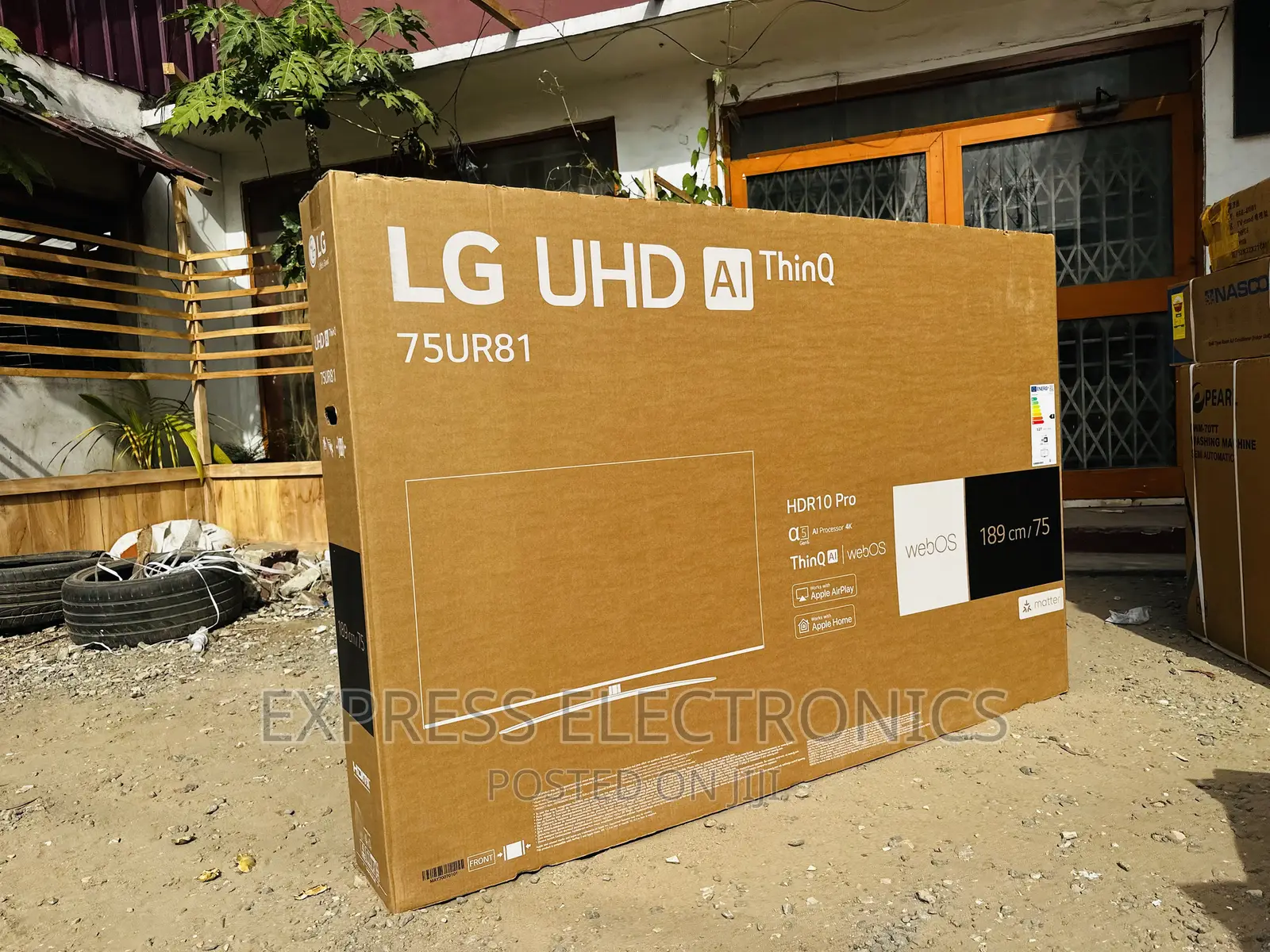 Grab a Deal on Lg UHD Smart 75”UR81,.