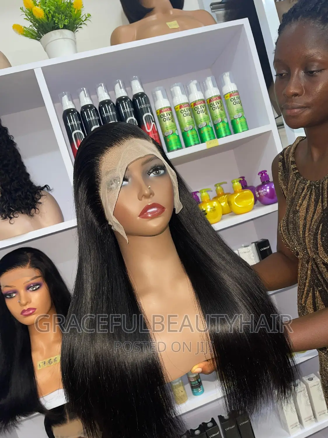 Very Beautiful Soft and Silky Double Drawn Frontal Wig Cap
