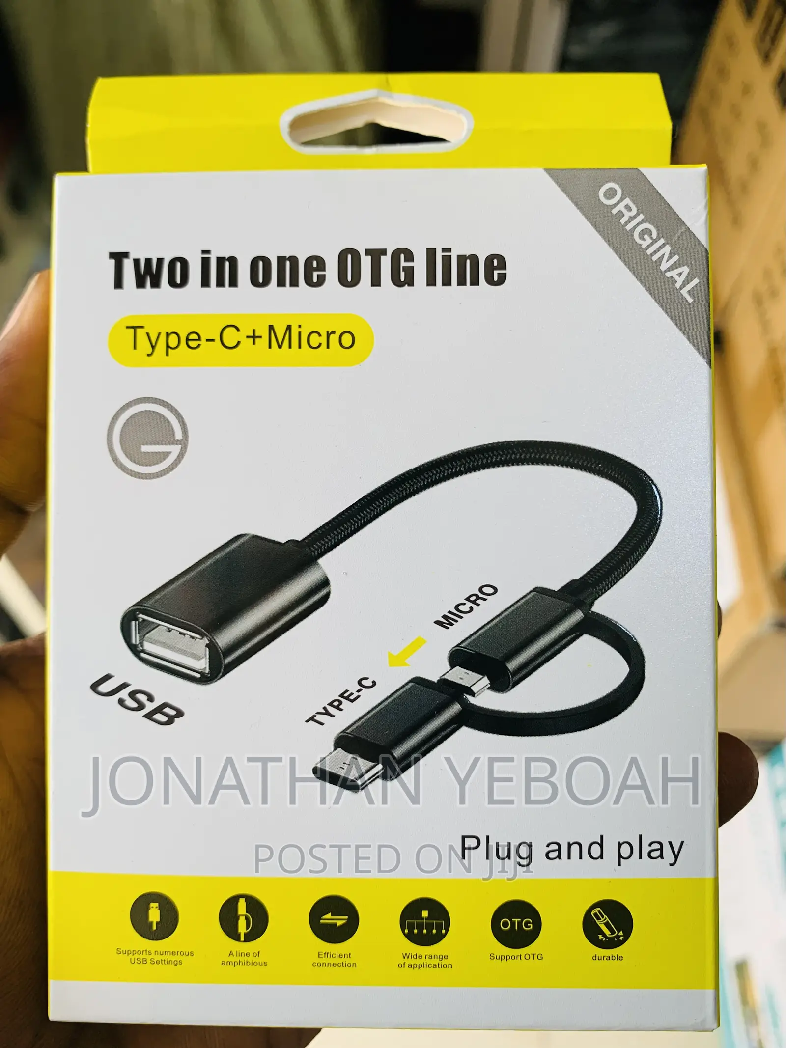 2 in 1 USB 3.0 OTG Adapter Cable