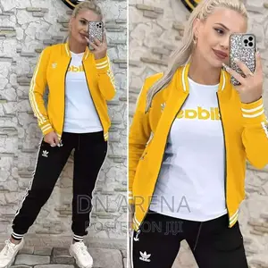Original Women 3pcs Adidas Jack With Inner and Jogging Set