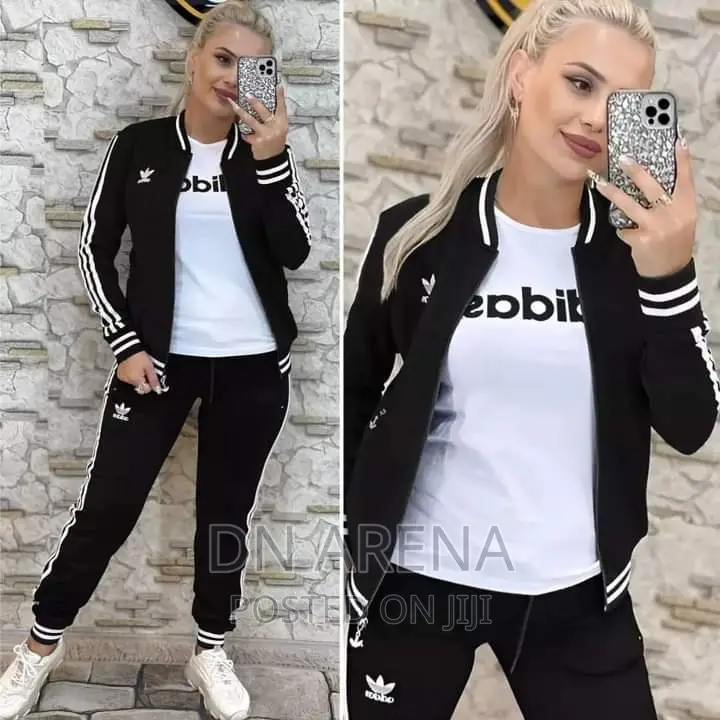 Original Women 3pcs Adidas Jack With Inner and Jogging Set