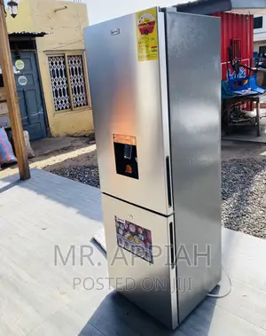 Energy Saving Pearl Pf-330bwd Double Door Fridge(Gray).