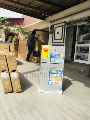 Gray Lastest Nasf2-120 Doubledoor Topfreezer Nasco Fridge