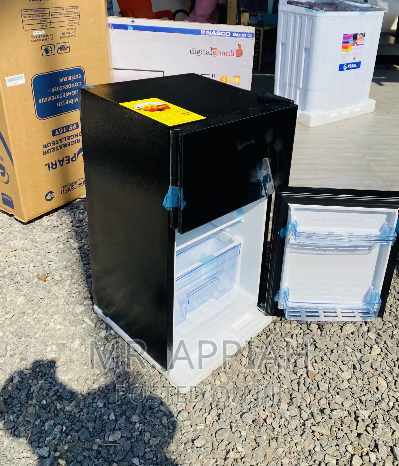 Buy Adorable Pearl PF-10TDouble Door Electric Fridge(Black)