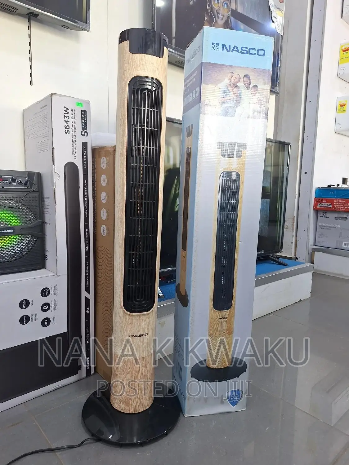 Nasco Tower Fan With Remote