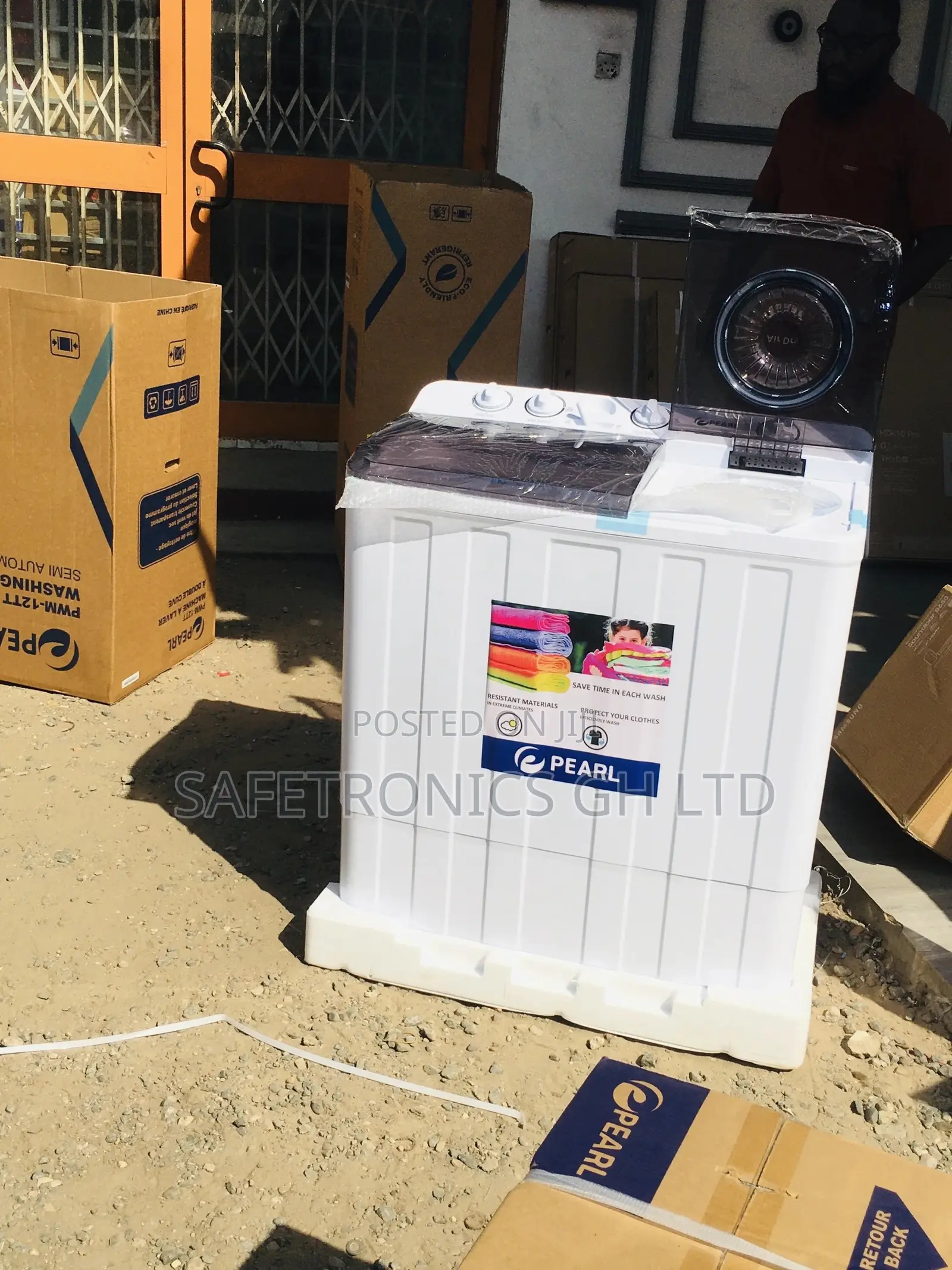 12kg Washingmachine Electric Pearl Semiautomatic Topload