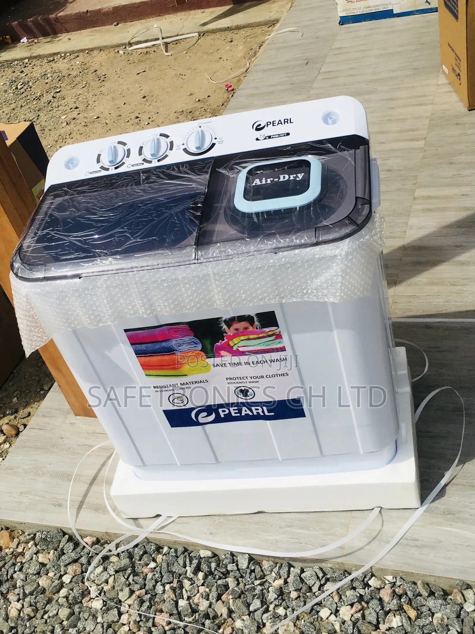 Washingmachine Topload 7kg Semiautomatic Pearl Lockable