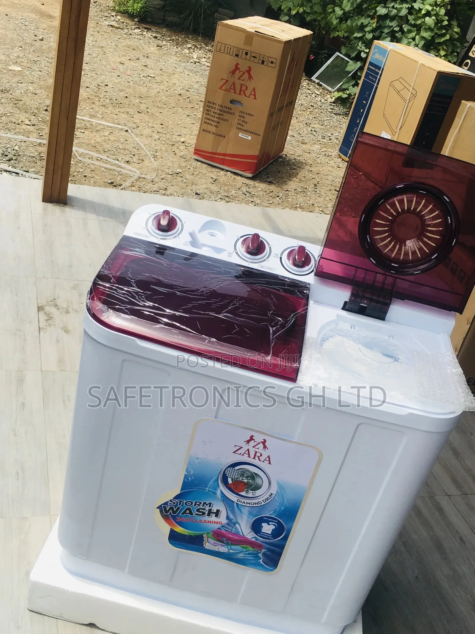 Zara Twintub Semiautomatic Washingmachine Topload 7kg
