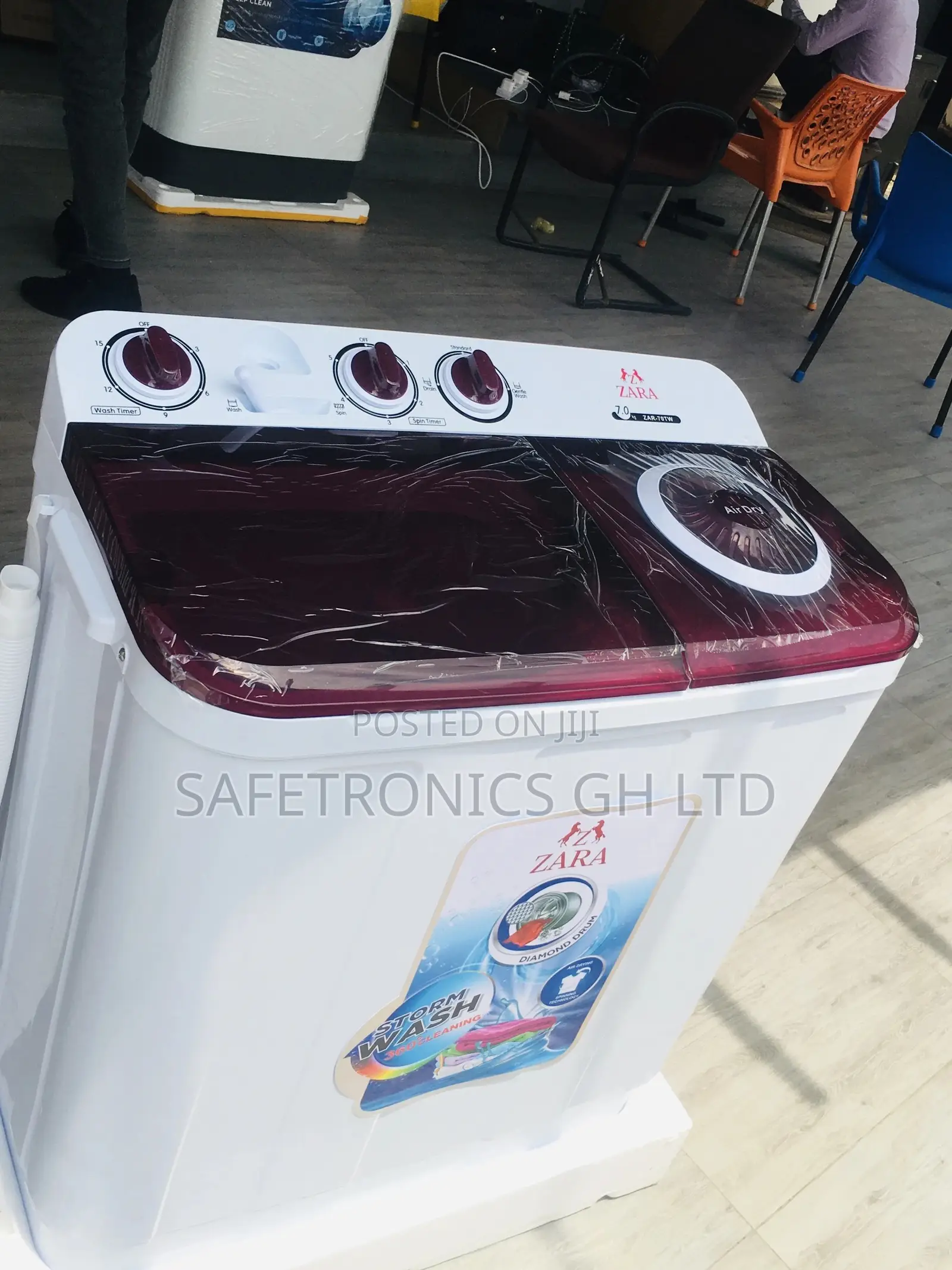 12kg Washingmachine Topload Zara Electric Semiautomatic