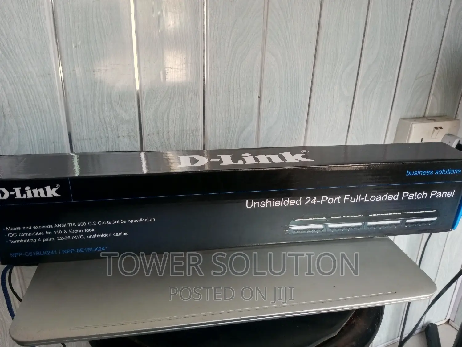 D-Link Unshielded 24port Full Loaded Patch Panel