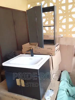 Executive Cabinet Basin With Mirror And Hot And Cold Tap
