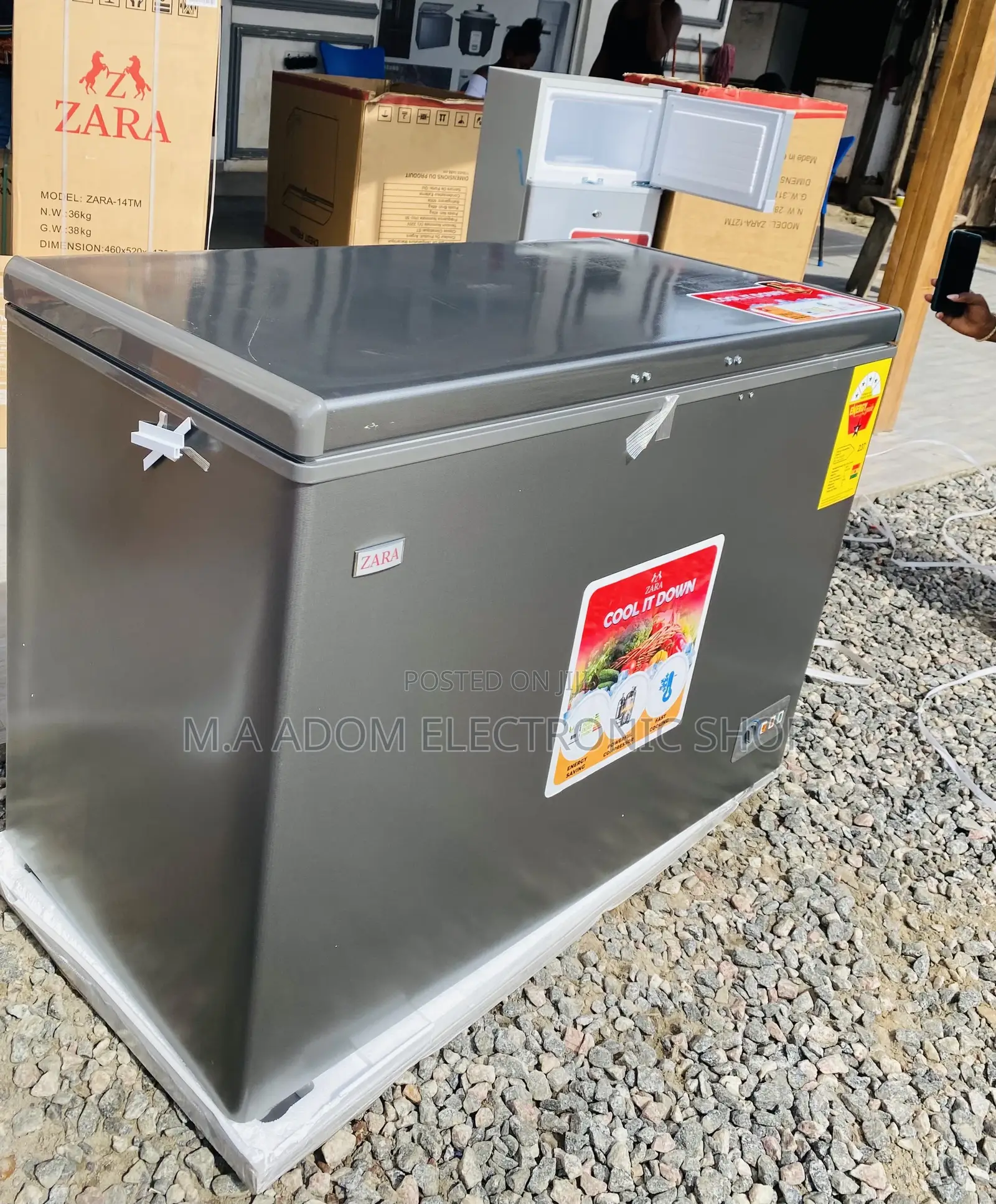 Buy Authentic Zara 360 Single Door Electric Chest Freezer.
