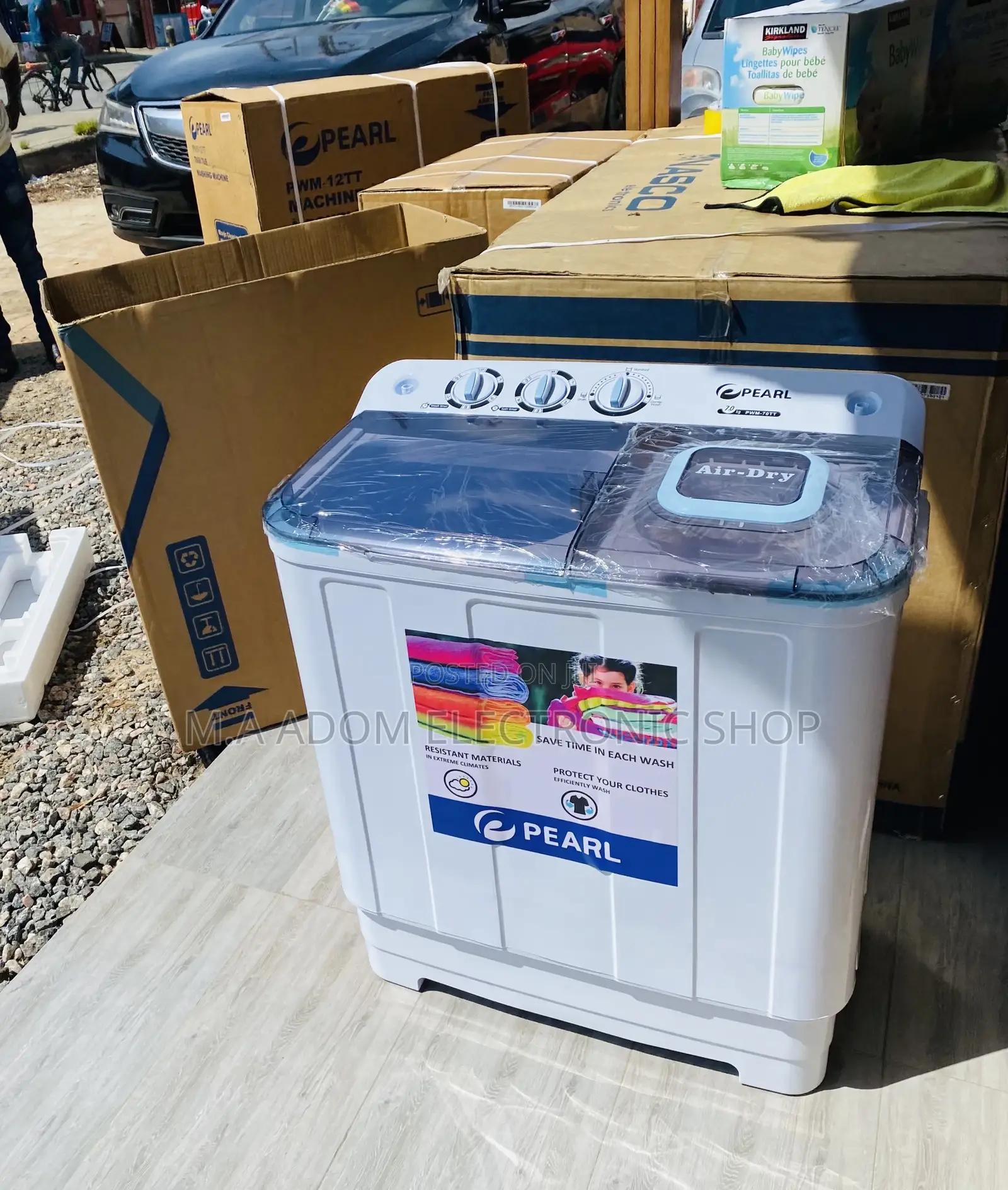 Shop Original Pearl 7kg Automatic Washing Machine(White) 
