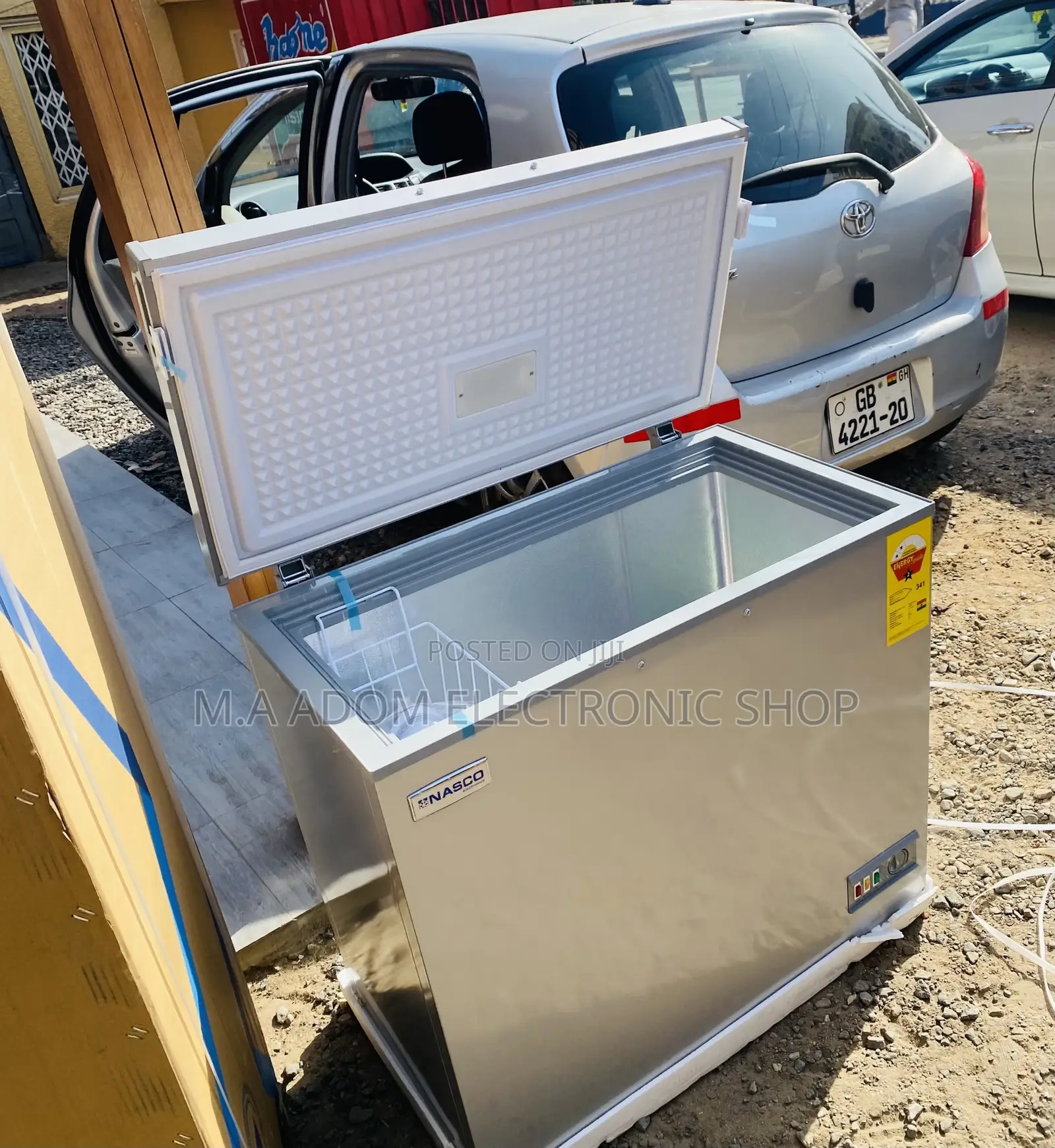 Original Nasco Nas -250fl 200L 1 Door Electric Freezer(Gray)
