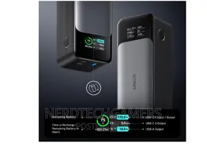 Anker Power Bank, 24,000mah 3-Port Portable Charger
