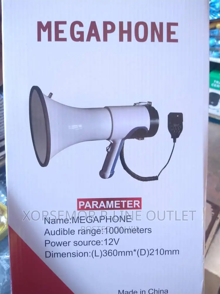 12V Audio Megaphone 