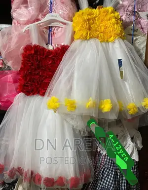 Rose Petals Dress for the Princess 3 to 12yrs