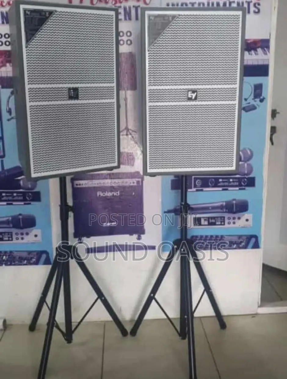 Electro-Voice Half-Range Speakers With Stands
