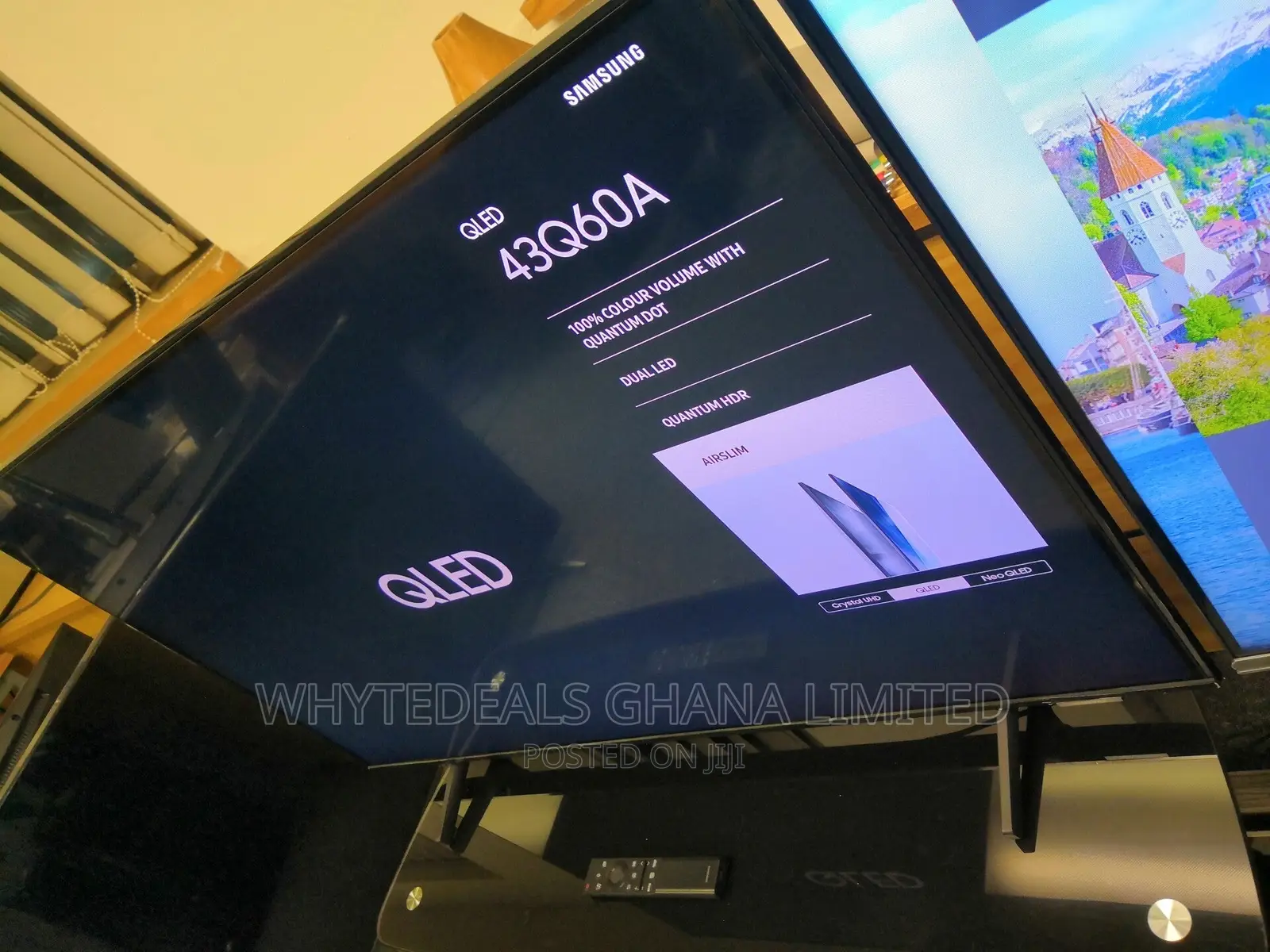 Samsung 43” Smart Uhd Ultra-Thin Qled Tv-Voice Assistant