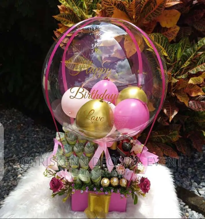 Balloon and Flower Bouquet