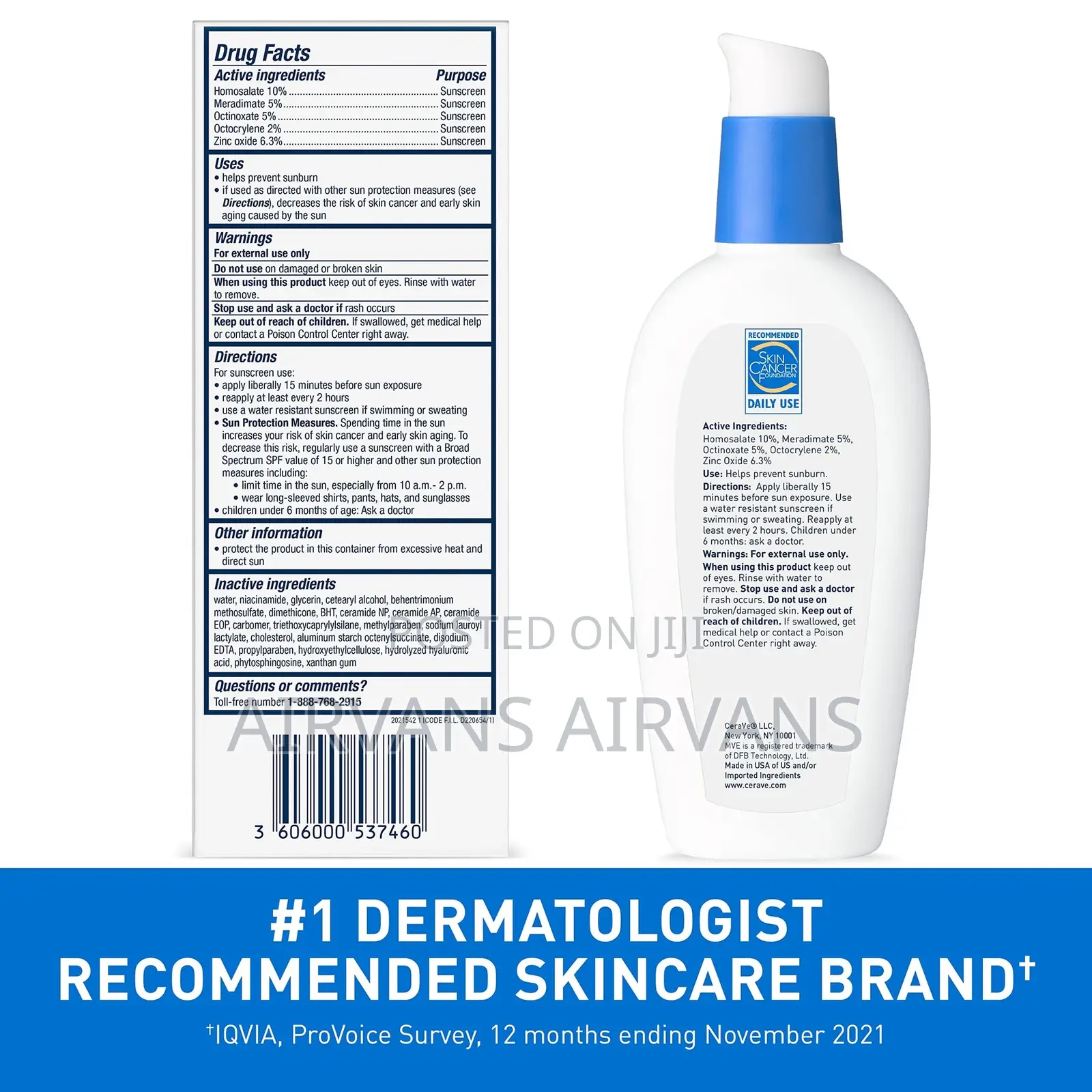 Cerave AM Facial Moisturizing Lotion