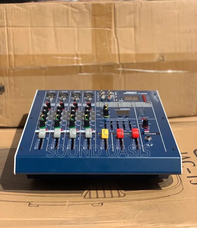 JAC 4-Channel Analog Powered Mixer With USB and Bluetooth