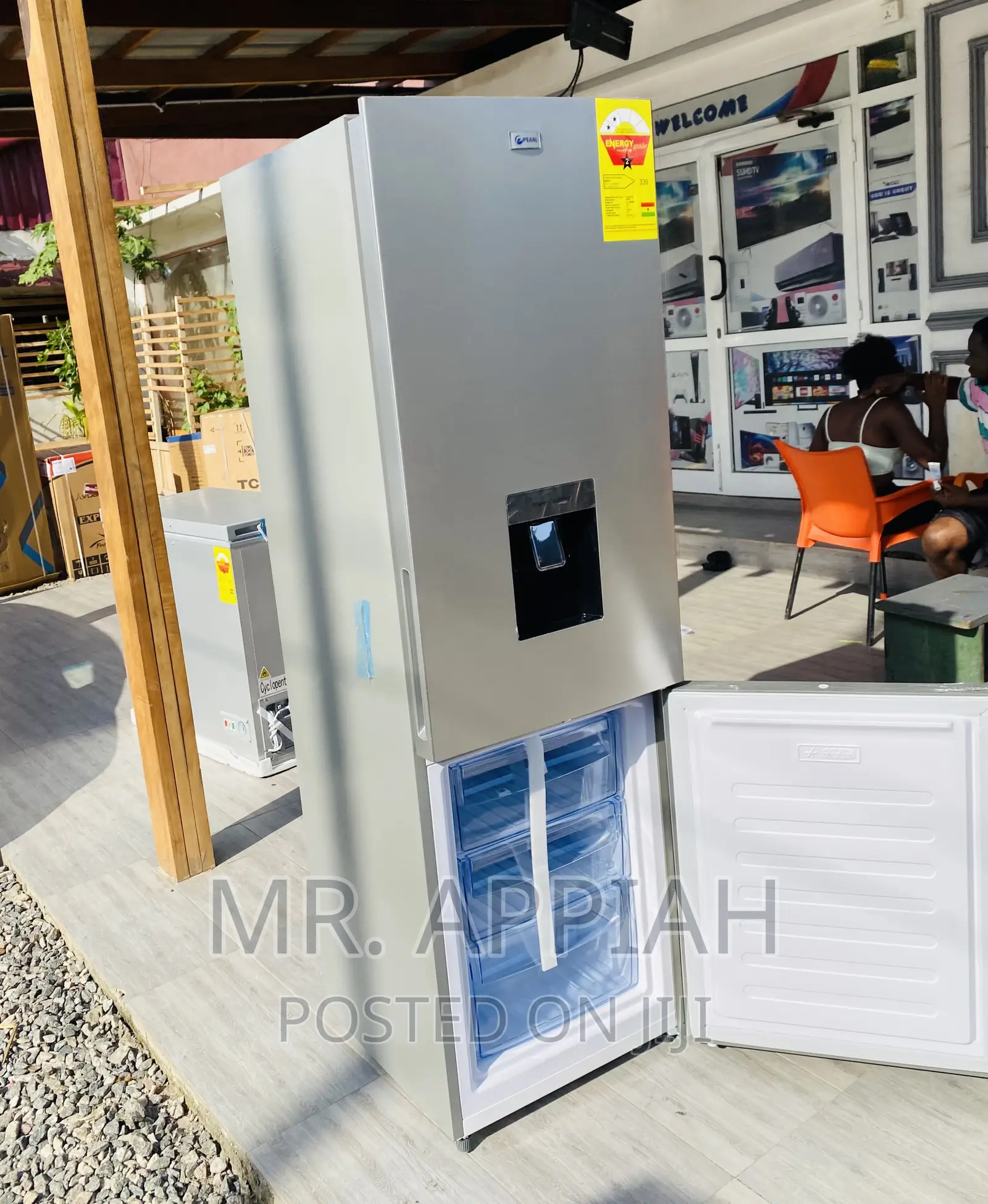 Energy Efficient Pearl Pf-330bwd Electric Fridge(Gray).