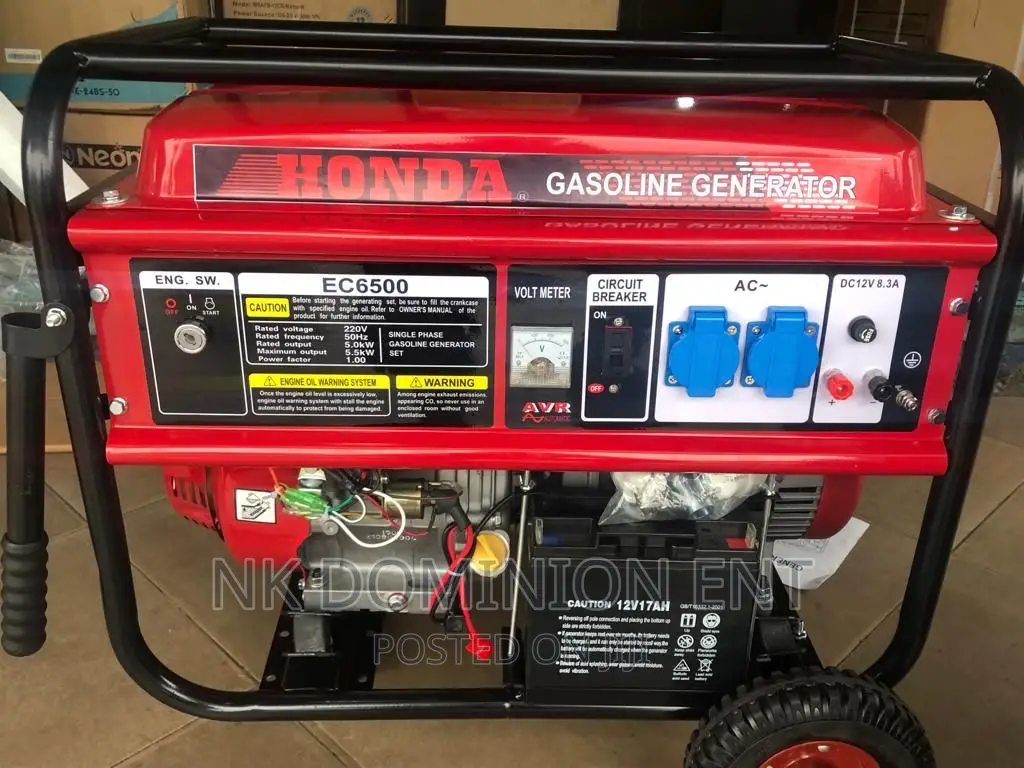 Generator 6500ec Gasoline #13hp Honda