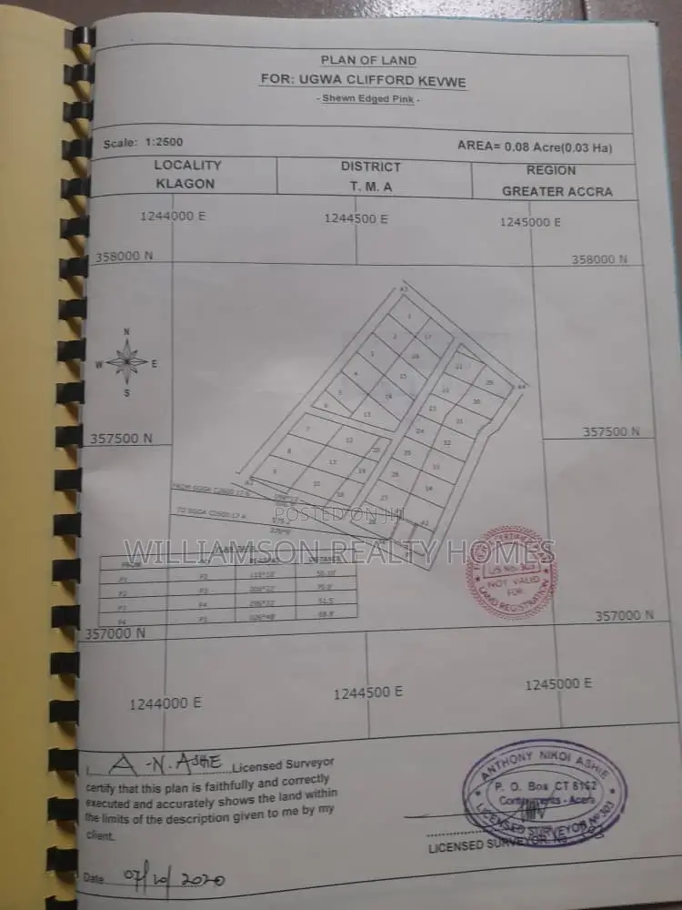 Road Side Half Plot of Land for Sale, Klagon