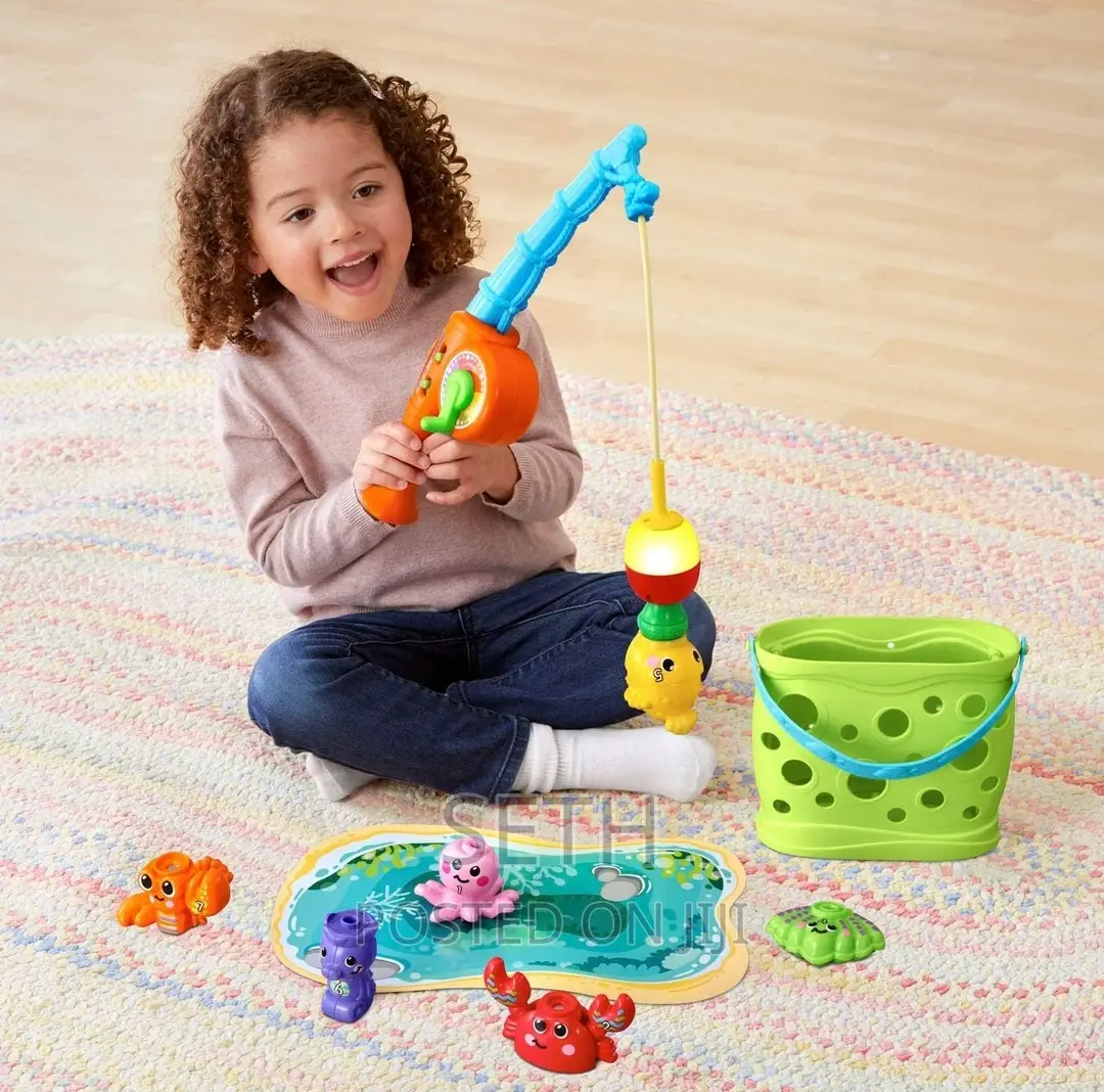 Children Kids Vtech Jiggle and Giggle Fishing Set