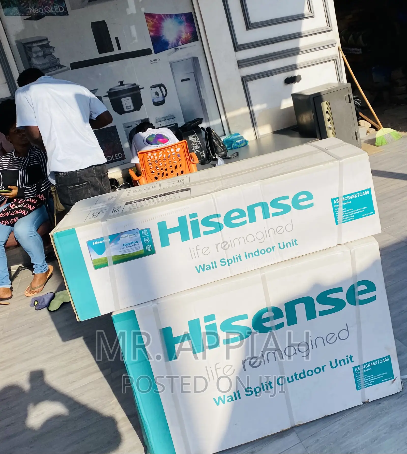 Shop Classic Hisense 2.5hp Split Electric Ac(White)R410.