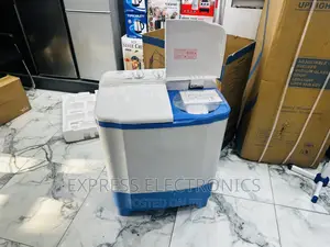 7kg Topload Twintub—-Nasco 7kg White Washing Machine