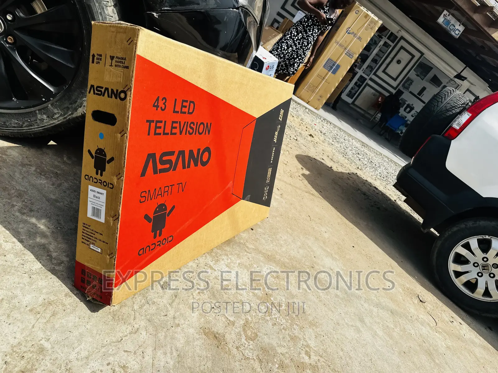 Better Deal on Asano 43”FHD Satellite Smart Tv.