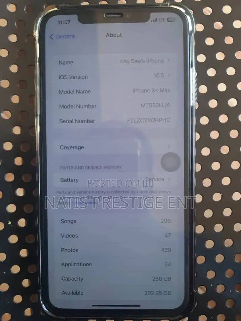 Apple iPhone X 256 GB Black