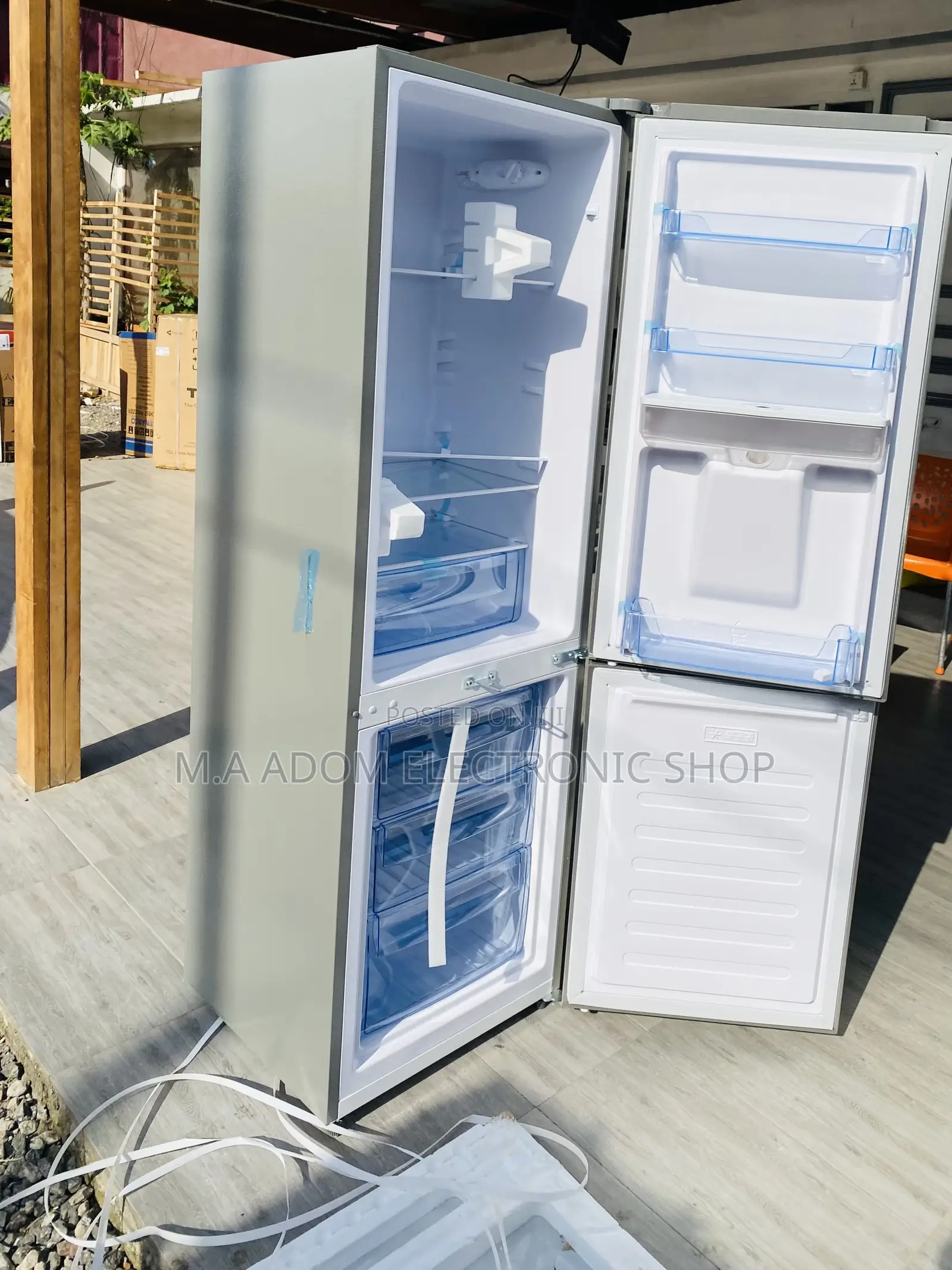 Buy Adorable Pearl Pf-330bwd 2 Door Fridge(Gray) 