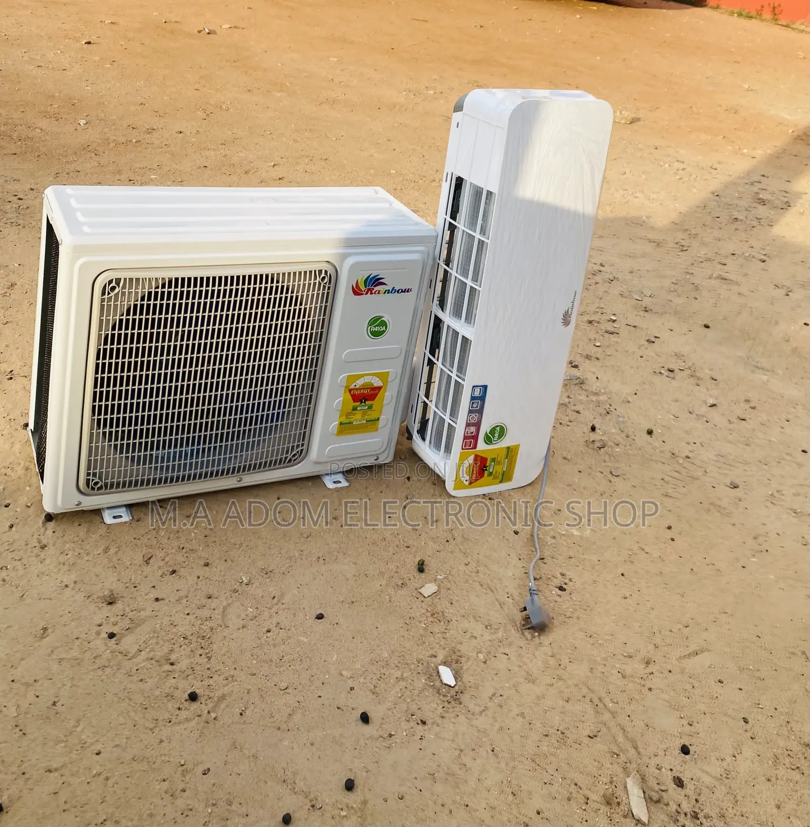 Buy Authentic Rainbow 1.5hp Split Electric Ac(White).