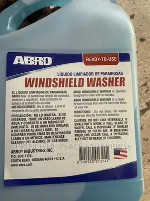 Windshield Washer or Windscreen Washer or Cleaner